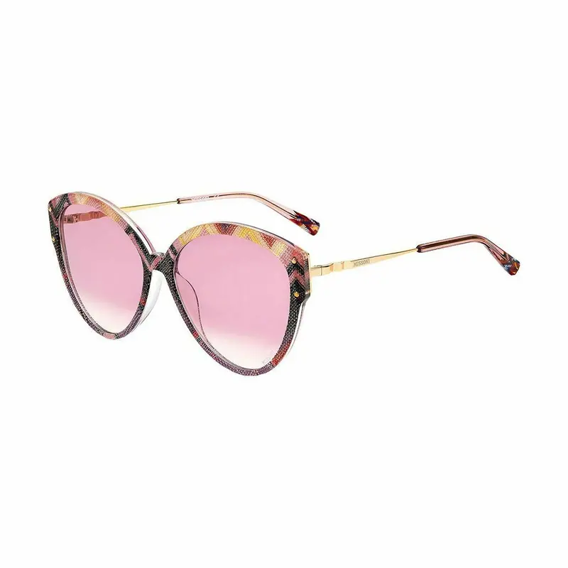 Missoni Oversized Sunglasses For Women – Bold Round Design, Ø59 Mm, Designer Finish 1