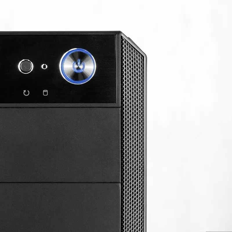Modecom Black Atx Semi-Tower Pc Case – Tool-Free Design, Cable Management 1