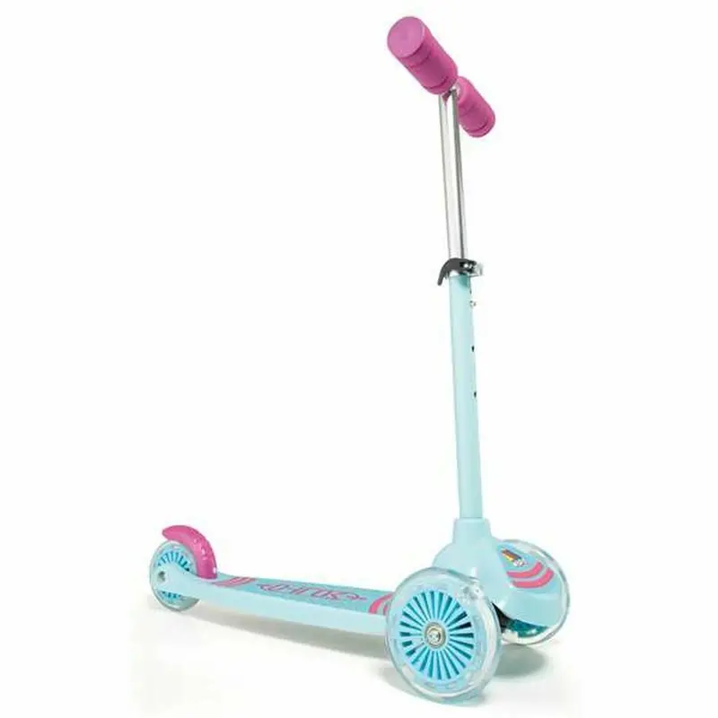 Moltó Maxi Scooter – Pink With Led Lights, 56 Cm Height Adjustable Frame 1
