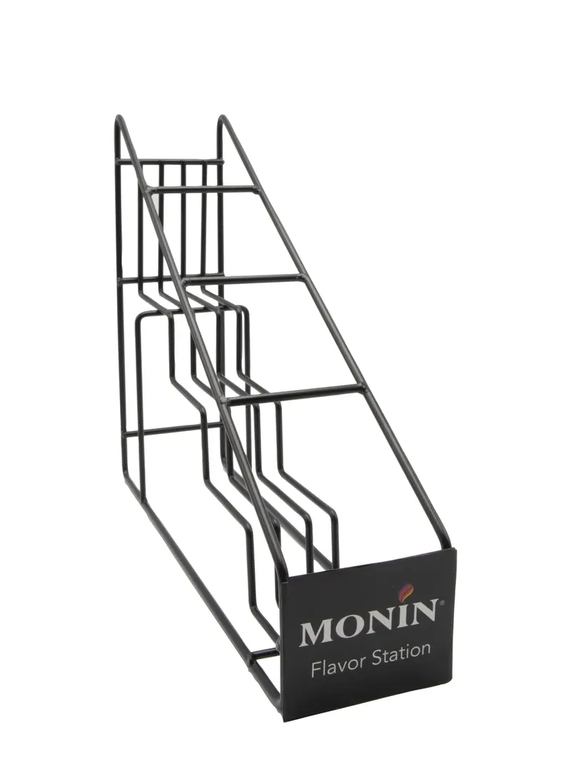 Monin 4-Bottle Wire Display Rack For Syrups 1