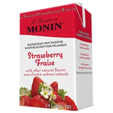 Monin Strawberry Fruit Smoothie Mix – 46 Oz 1