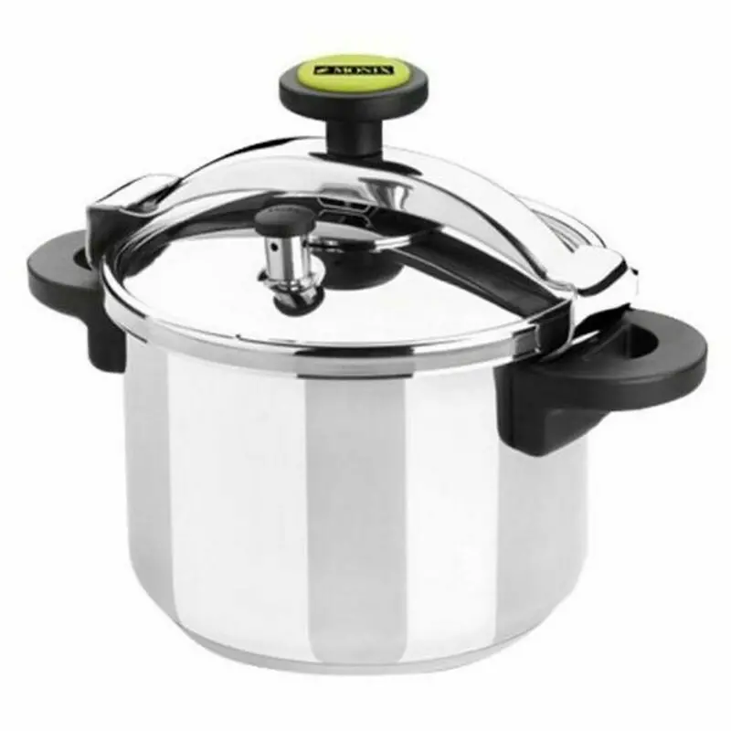 Monix M530004 Stainless Steel Pressure Cooker – 24 Cm, 10 L Capacity 1