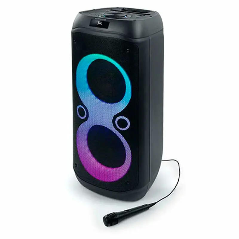 Muse Black Portable Bluetooth Speaker – 600W High-Power Audio System 1