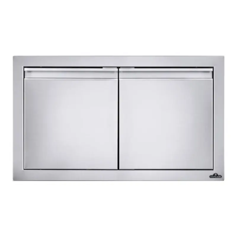 Napoleon 30X16-Inch Double-Door Stainless Steel Built-In Cabinet For 700 Series Fireplaces 1