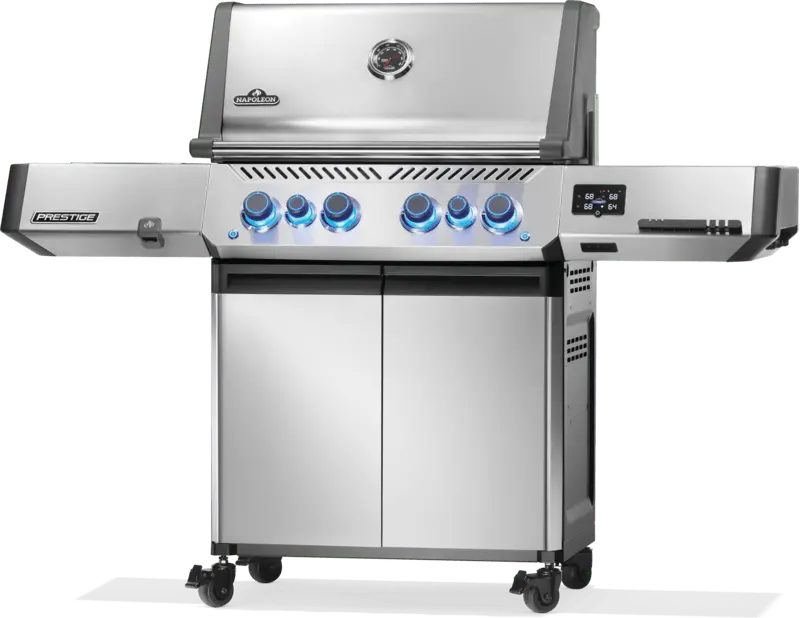 Napoleon Prestige 500 Connected Natural Gas Grill With Dual Infrared Burners – Stainless Steel 1