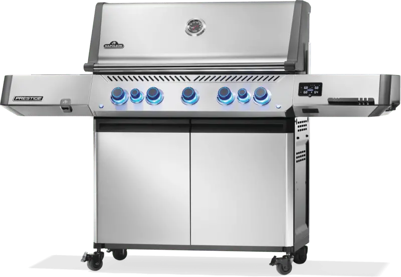 Napoleon Prestige 665 Connected Natural Gas Grill With Dual Infrared Burners – Stainless Steel 1