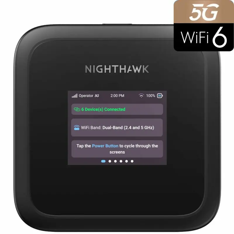 Netgear Mh3150-100Eus Wi-Fi 6 Router – Black, Dual-Band, Usb & Usb-C 3.2 Gen 1 Ports 1