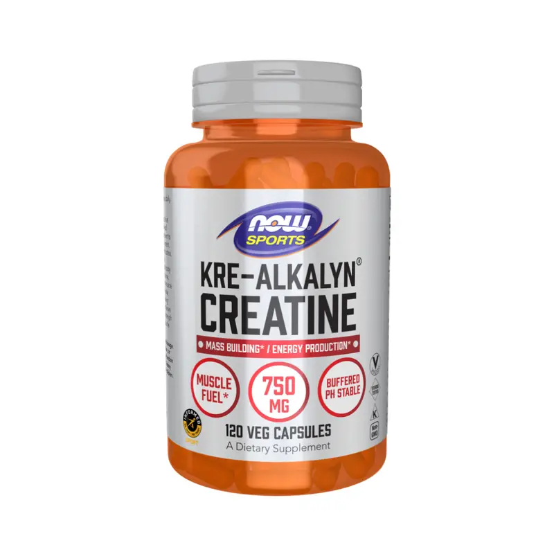 Now Creatine Monohydrate Veggie Caps – 120 Count 1