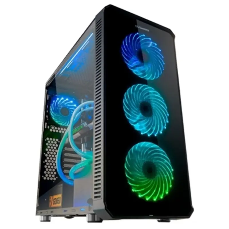 Nox Xtreme Hummer Tgm Mid-Tower Pc Case – Supports Micro-Atx, Mini-Itx & Atx Motherboards, Black Finish 1