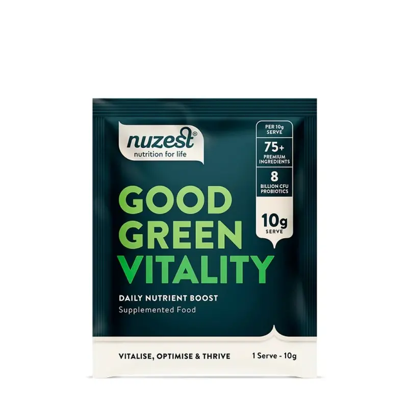 Nuzest Good Green Vitality – Single 10G Sachet (From 5-Pack) Daily Multivitamin Powder 1