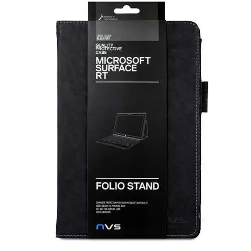 Nvs Leather Folio Stand For Surface Rt & Surface 2 1