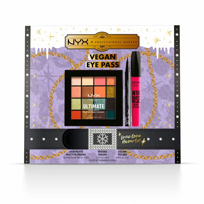 Nyx Professional Makeup Vegan Eye Pass Set – Limited Edition Trio (3-Piece Palette Bundle) 1