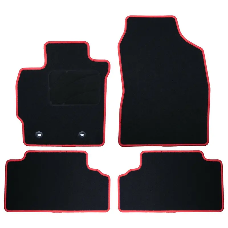 Occ Motorsport Occty0001Rd All-Weather Floor Mat Set – Toyota Auris (2007–2013), 5-Piece Black Kit 1