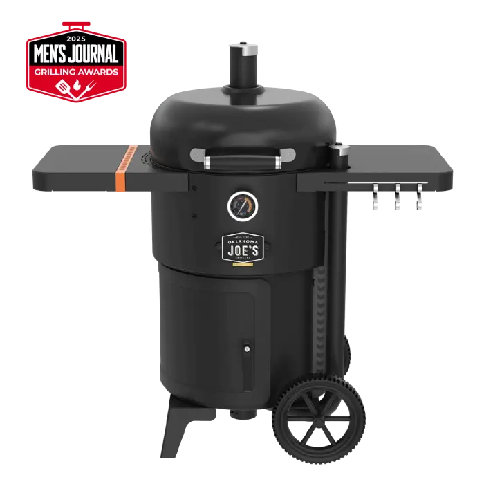 Oklahoma Joe'S Bronco Drum Smoker And Charcoal Grill Hybrid 1