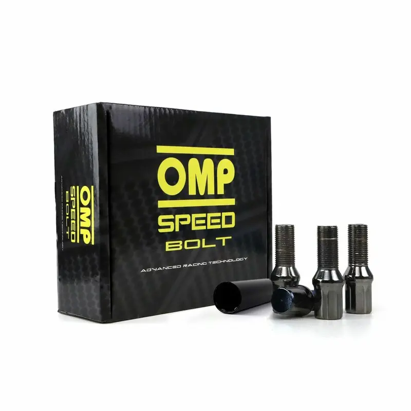 Omp 27 Mm Anthracite Wheel Nut Kit – 20 Pcs, M14 × 1.25 Thread 1