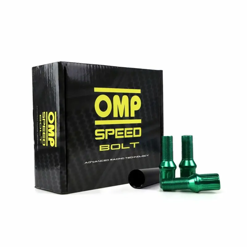 Omp 27Mm Green Wheel Nut Kit – M12×1.50, 20 Units 1