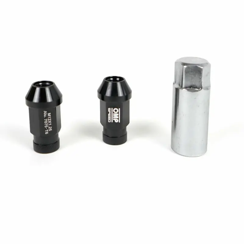 Omp 7075 Aluminum Lock Nuts Set – Black, M14×1.25, 20-Piece 1