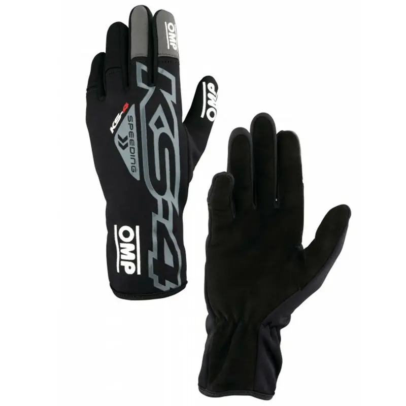 Omp Ks-4 Kids Karting Gloves – Black, Size 5 1