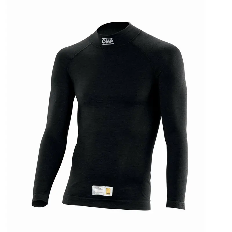 Omp Tecnica Evo Fia Thermal Base Layer – Men’S Black T-Shirt, Size M 1