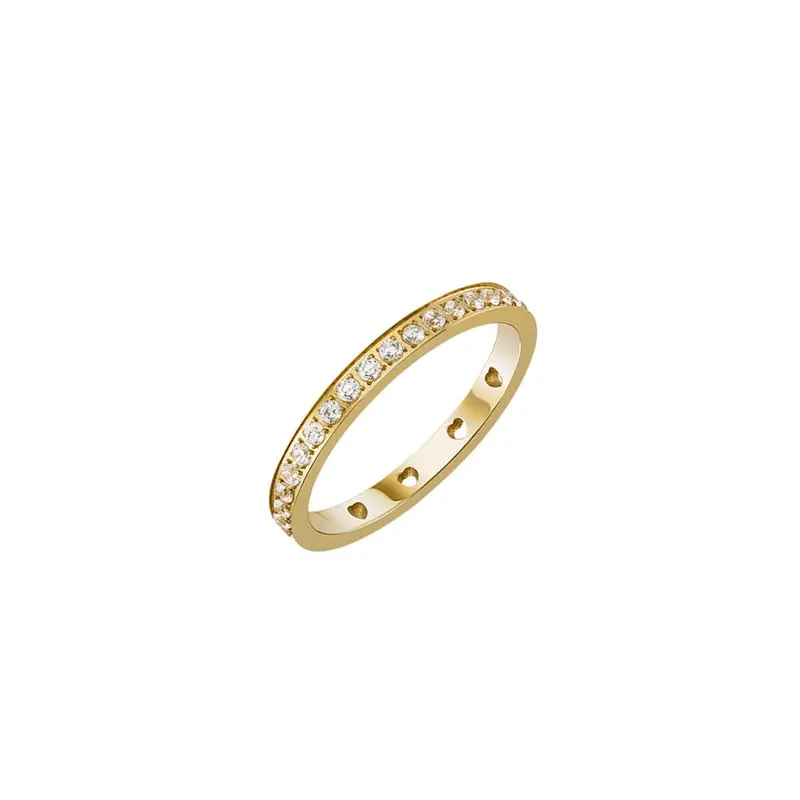 One Jewels Golden Ladies' Ring – Ojblr01G-8, Size 8 1