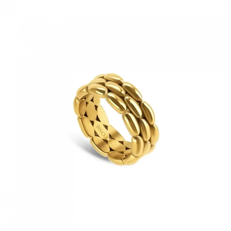 One Jewels Golden Ladies' Ring – Ojcr01D-6, Size 6 1