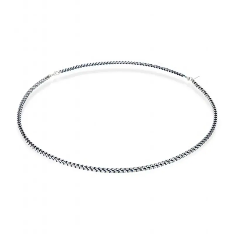 One Jewels Oamn3202Sa Silver Chain Necklace For Men 1