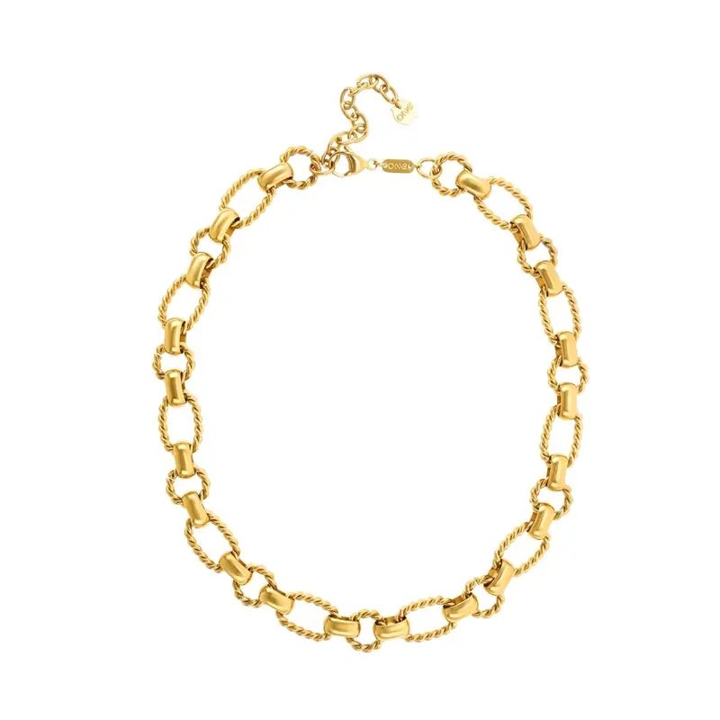 One Jewels Ojnn61G Gold-Finished Ladies' Bracelet With Lobster Clasp 1