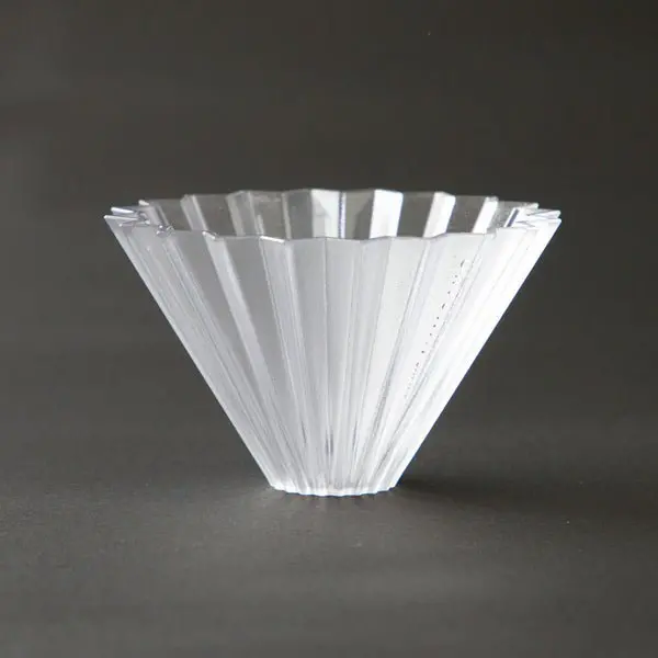 Origami Air Coffee Dripper – Clear Transparent Design 1
