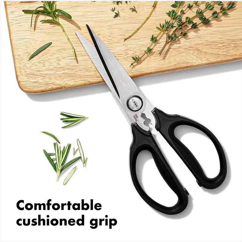 Oxo Good Grips Multi-Purpose Kitchen Scissors – Stainless Steel Herb & Food Shears 1