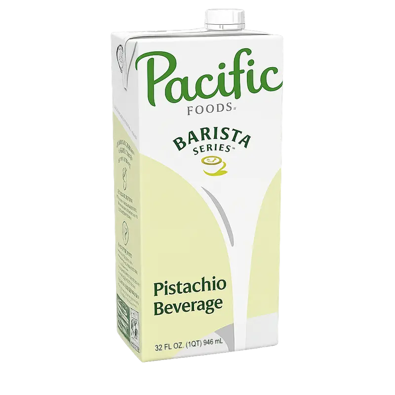 Pacific Foods Barista Pistachio Oat Milk – 946 Ml Shelf-Stable Carton 1