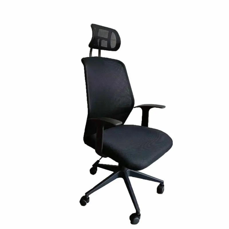 Parolis Föröl A840Rnc Ergonomic Office Chair – Black Mesh Back, Adjustable Seat & Arms 1