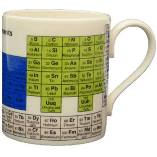 Periodic Table Design Ceramic Mug For Science Enthusiasts 1
