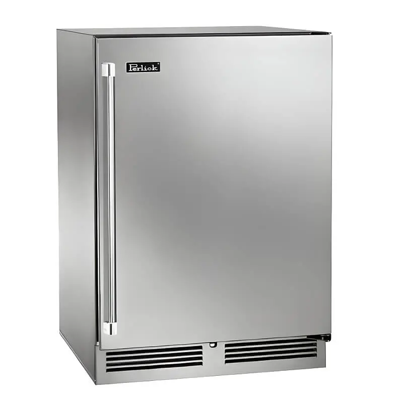 Perlick 24-Inch Dual-Zone Outdoor Wine Cooler With Lock 1