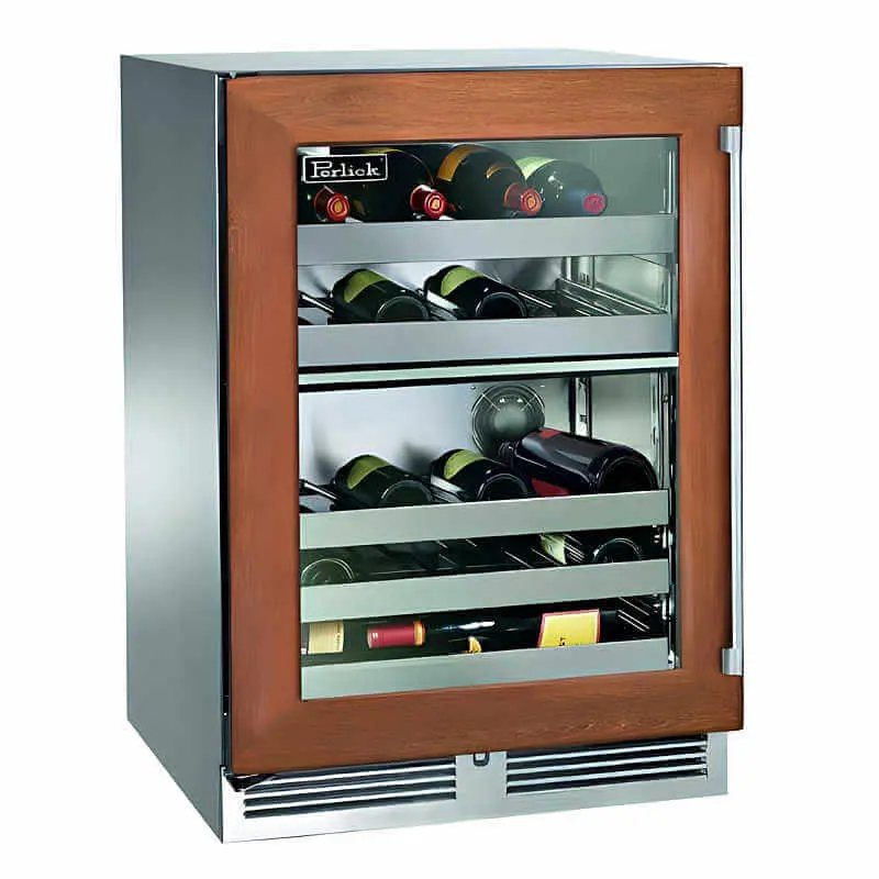 Perlick 24-Inch Panel-Ready Dual-Zone Wine Cooler With Security Lock 2