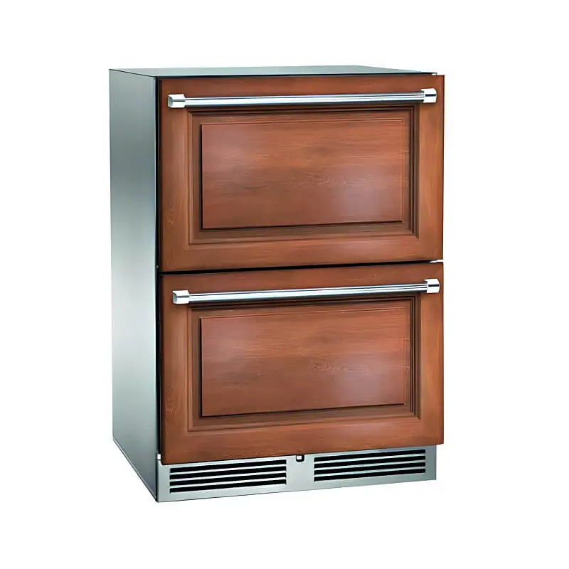 Perlick Hc24Ro-4-6 C-Series 24-Inch Panel-Ready Stainless Steel Outdoor Refrigerator Drawers 1