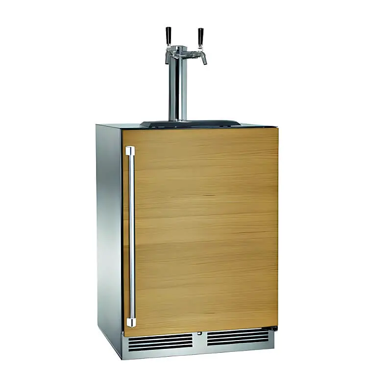 Perlick Hc24To-4-2 C-Series 24-Inch Panel-Ready Dual-Tap Outdoor Beverage Dispenser 2