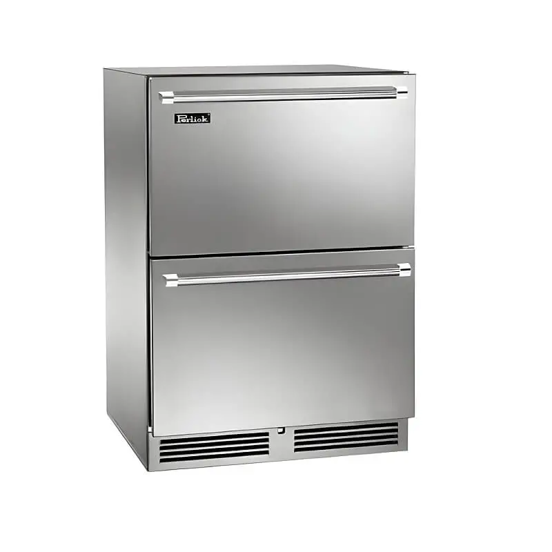 Perlick Hp24Fo-4-5Dl 24-Inch Outdoor Freezer – 5.0 Cu. Ft., Stainless Steel Drawer With Lock 1