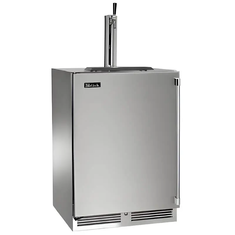 Perlick Hp24To-4-1 Signature Series 24-Inch Stainless Steel Single-Tap Outdoor Beverage Dispenser 1