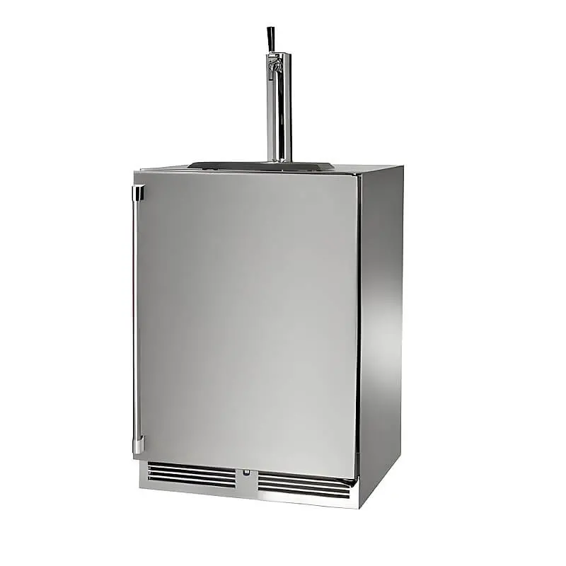 Perlick Hp24To-4-1 Signature Series 24-Inch Stainless Steel Single-Tap Outdoor Beverage Dispenser With Lock 2