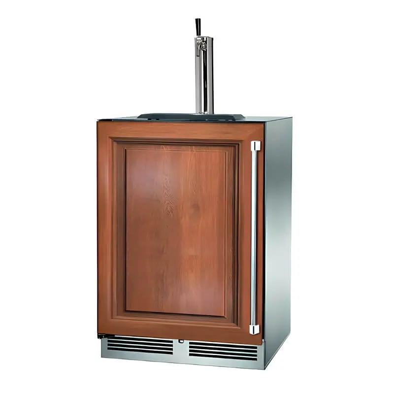 Perlick Hp24To-4-2 Signature Series 24-Inch Panel-Ready Stainless Steel Single-Tap Outdoor Beverage Dispenser 1