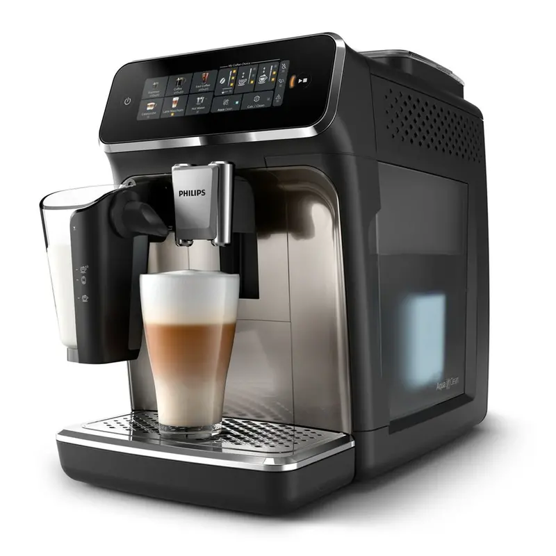Philips Ep3347/90 Superautomatic Espresso Machine – Black & Chrome, 1500 W / 230 W, 15 Bar, 1.8 L, 275 G Bean Hopper 1