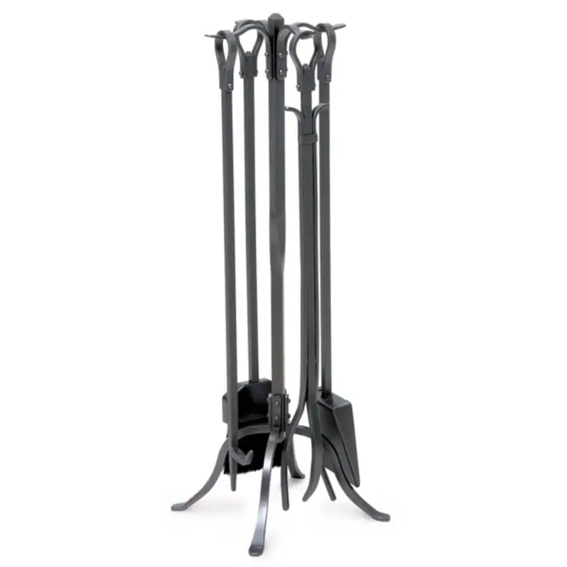 Pilgrim 32" Four-Piece Vintage Iron Fireplace Tools – Old World Inspired 1