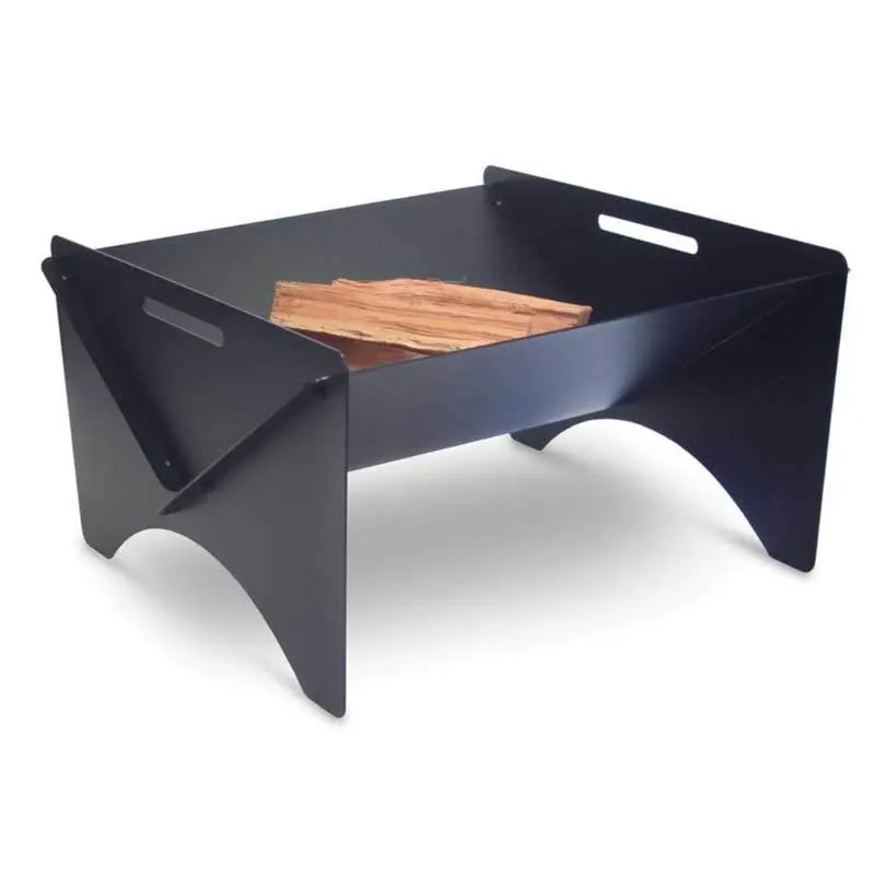 Pilgrim 36" High-Temp Black Geo Fire Pit 1