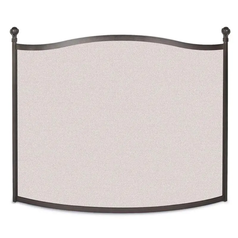 Pilgrim 39" Ball-And-Claw Black Fireplace Screen 1