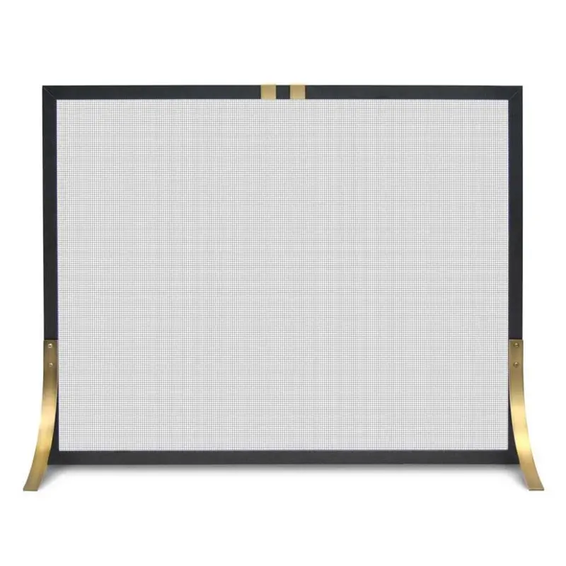 Pilgrim 39" Black Valiant Mesh Single-Panel Gate 1
