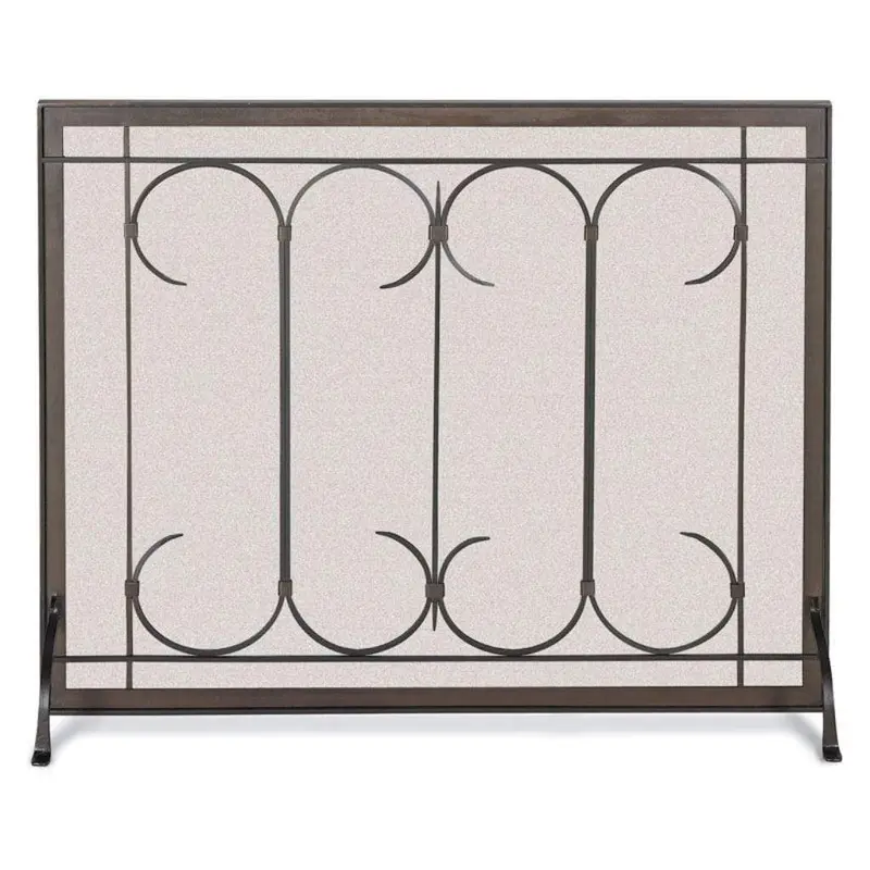 Pilgrim 39" Burnished Black Iron Garden Gate 1