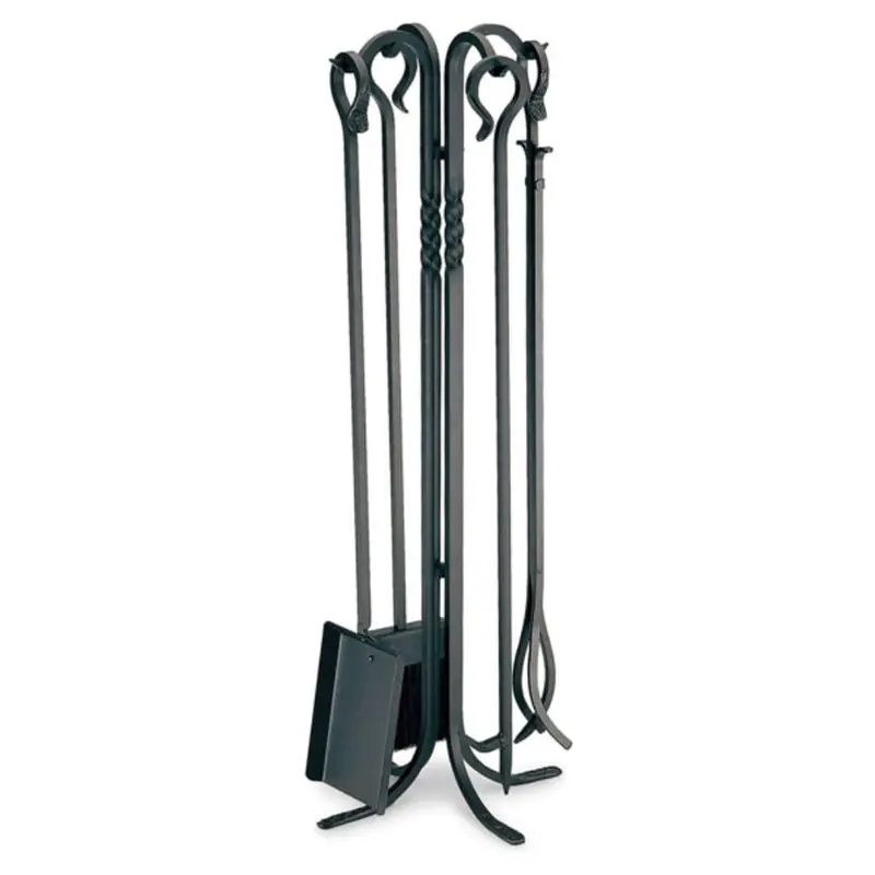 Pilgrim 39" Matte Black 4-Piece Lodge Tool Set 1