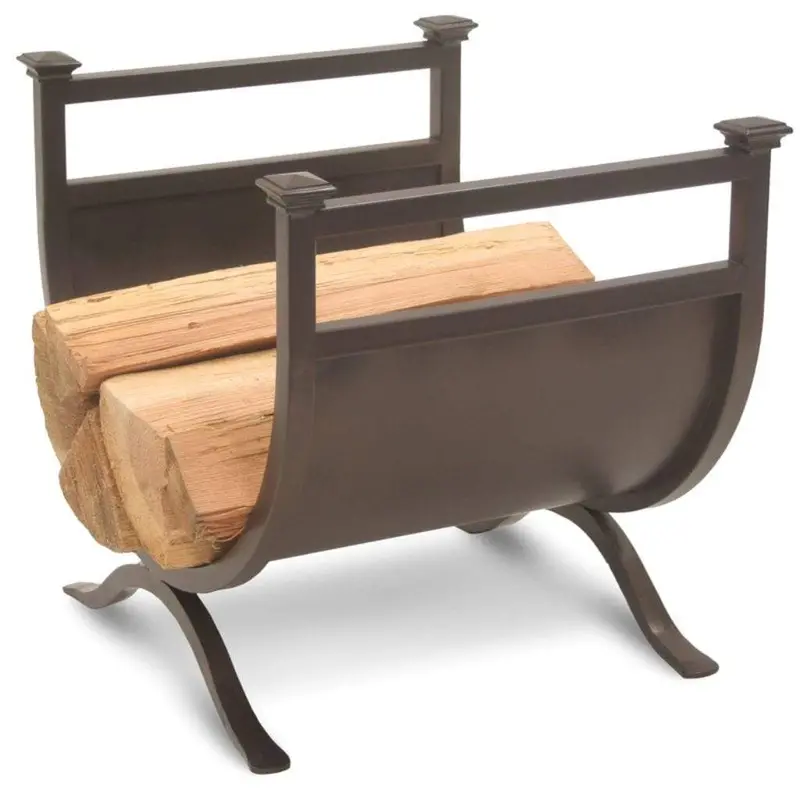 Pilgrim Addison Wood Holder – 17" Burnished Bronze Finish 1