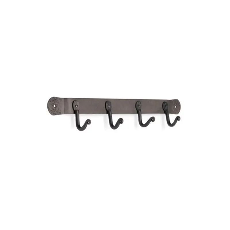 Pilgrim Hand-Forged Fireplace Hooks – 17-Inch Set 1