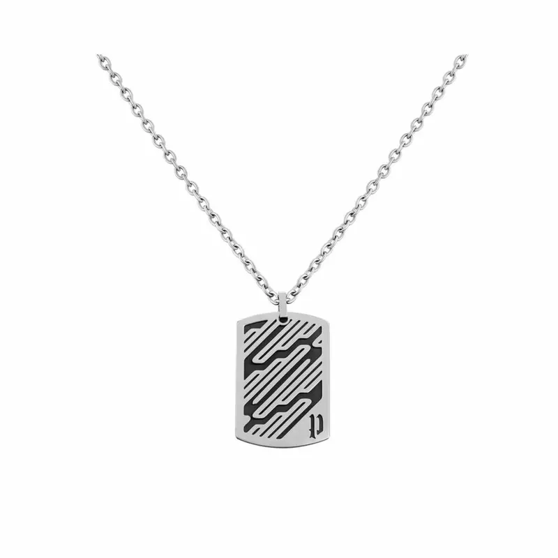 Police Pj26483Psu-01 Men’S Stainless Steel Necklace, 60 Cm Chain 1